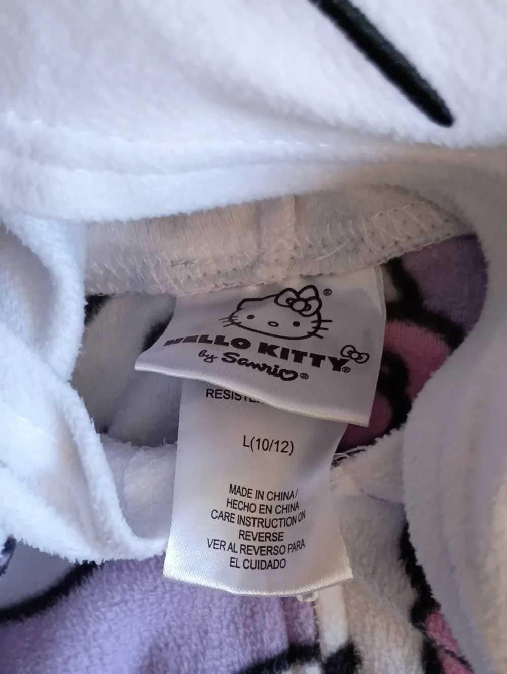 Hello Kitty Hooded Fleece Pajama Onesie